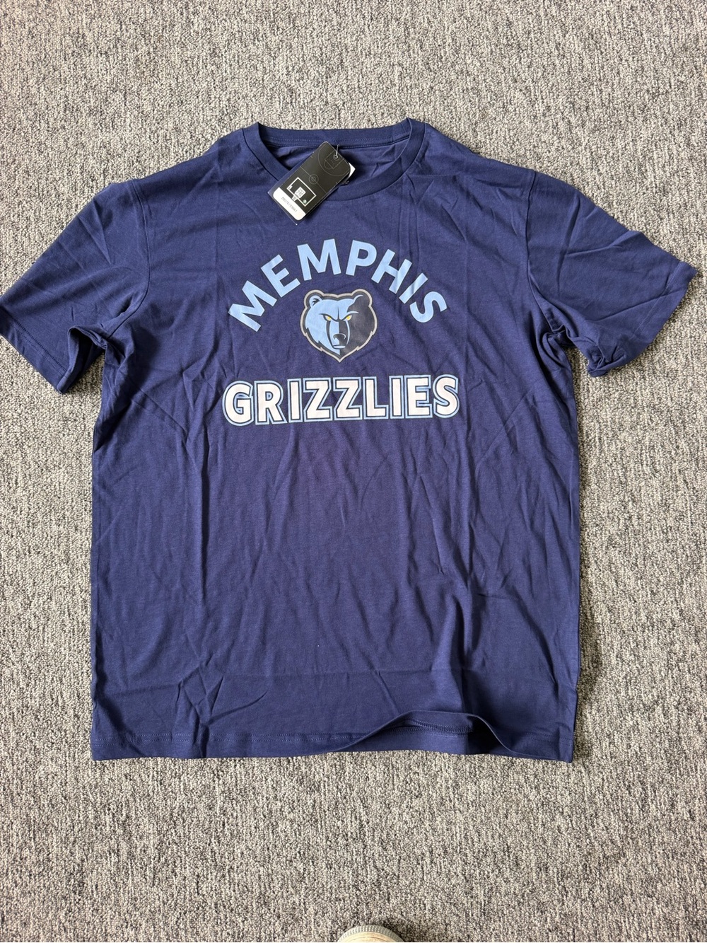 Fanatics Memphis Grizzlies Navy Blue Short Sleeve Tee
